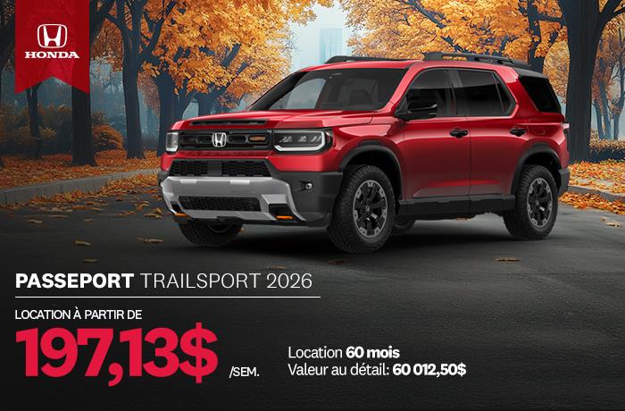 Bannière de Promotion Passport Trailsport 2026